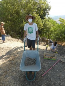 working in a workcamp